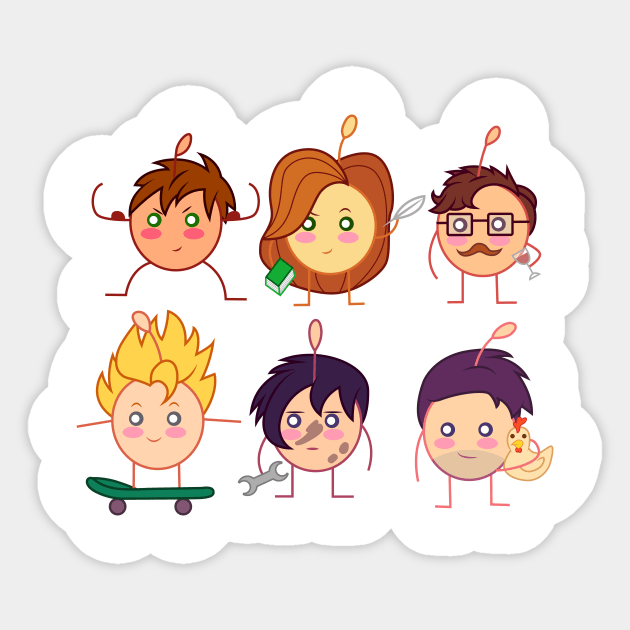 Junimo Bachelors Sticker by CloudyGlow